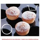 Backmatte Minimuffins 51x29 mm Flexipan, schwarz, 60 x 40 cm