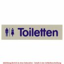 Wortschild TOILETTEN