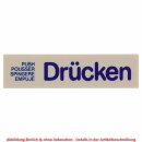 Wortschild DRÜCKEN