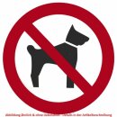 Schild HUNDEVERBOT 10 cm